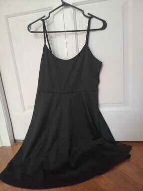 SHEIN A-Line Black Dress - XL